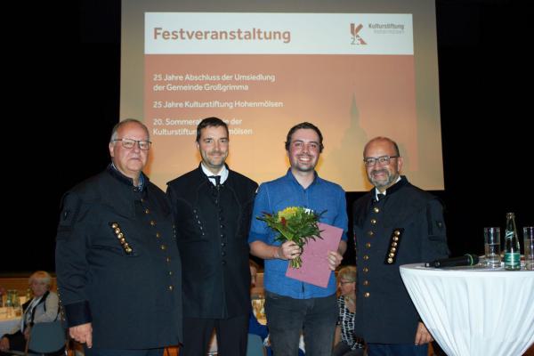 Prof. Dr. habil. Andreas Berkner, Prof. Dr. Jörg Benndorf, Niels Wollschläger (Anerkennungspreis), Andy Haugk, Foto: Ronald Luckanus